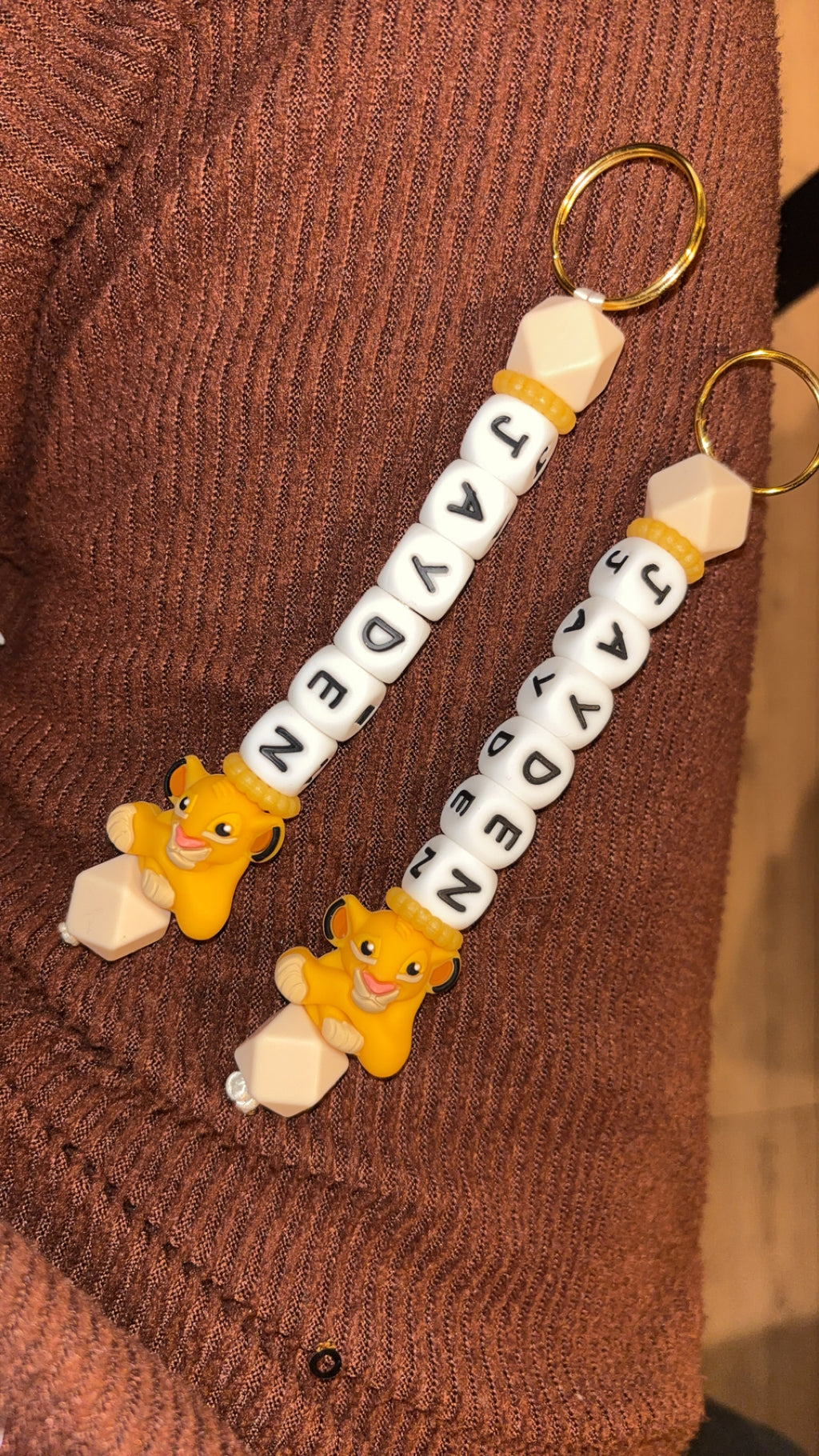 Porte clés perles