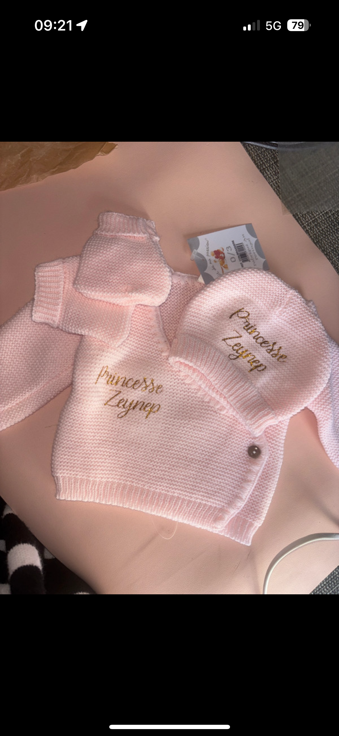 Ensemble bebe acrylique