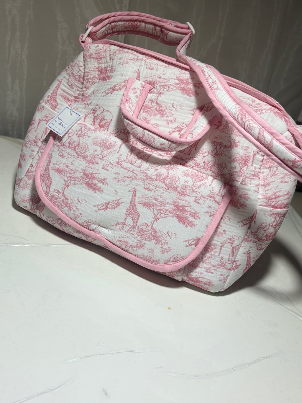 Sac a langer motif safari
