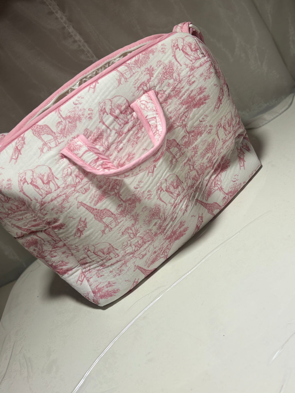 Sac a langer motif safari