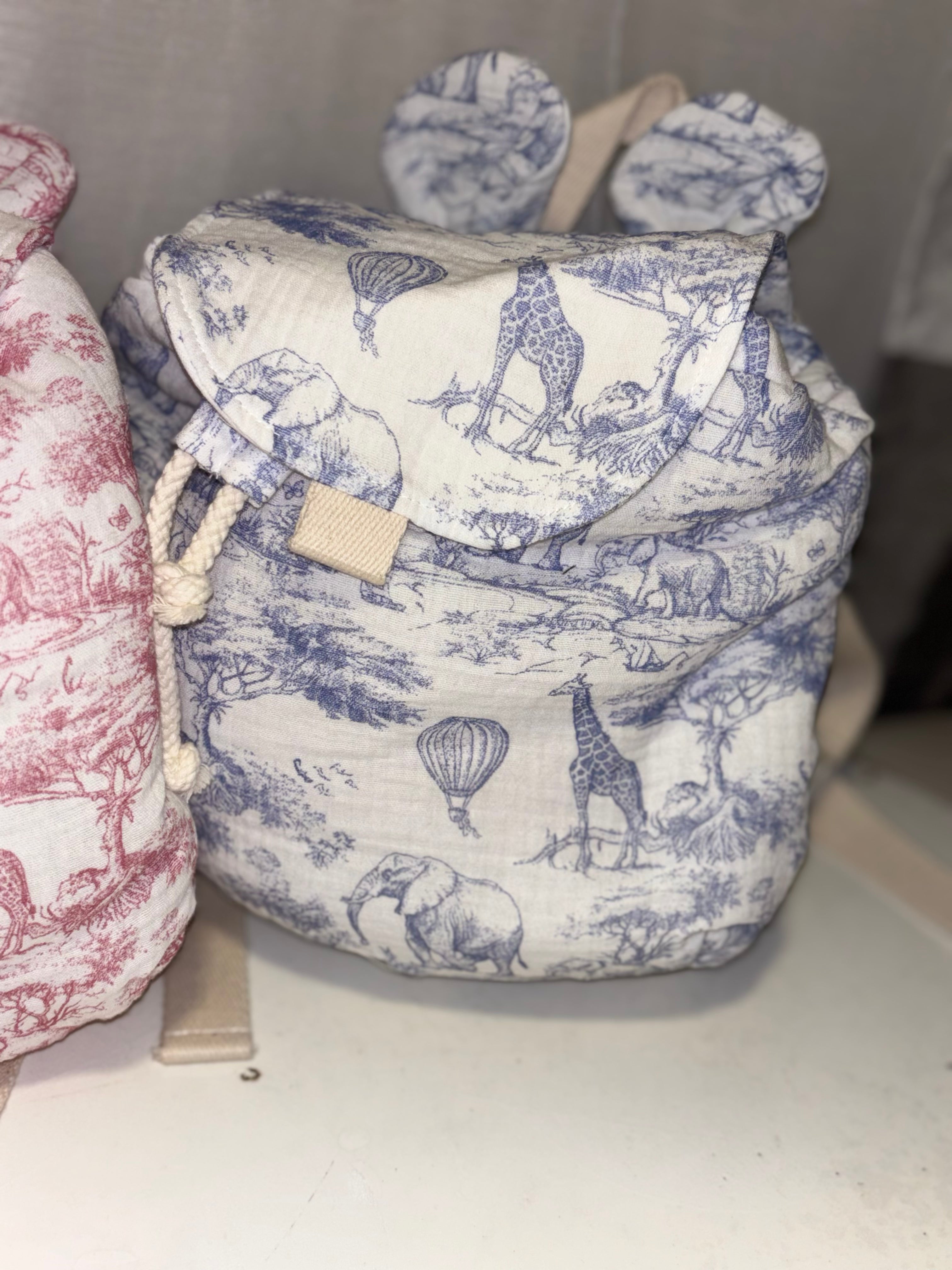 Sac a dos gaz de coton safari