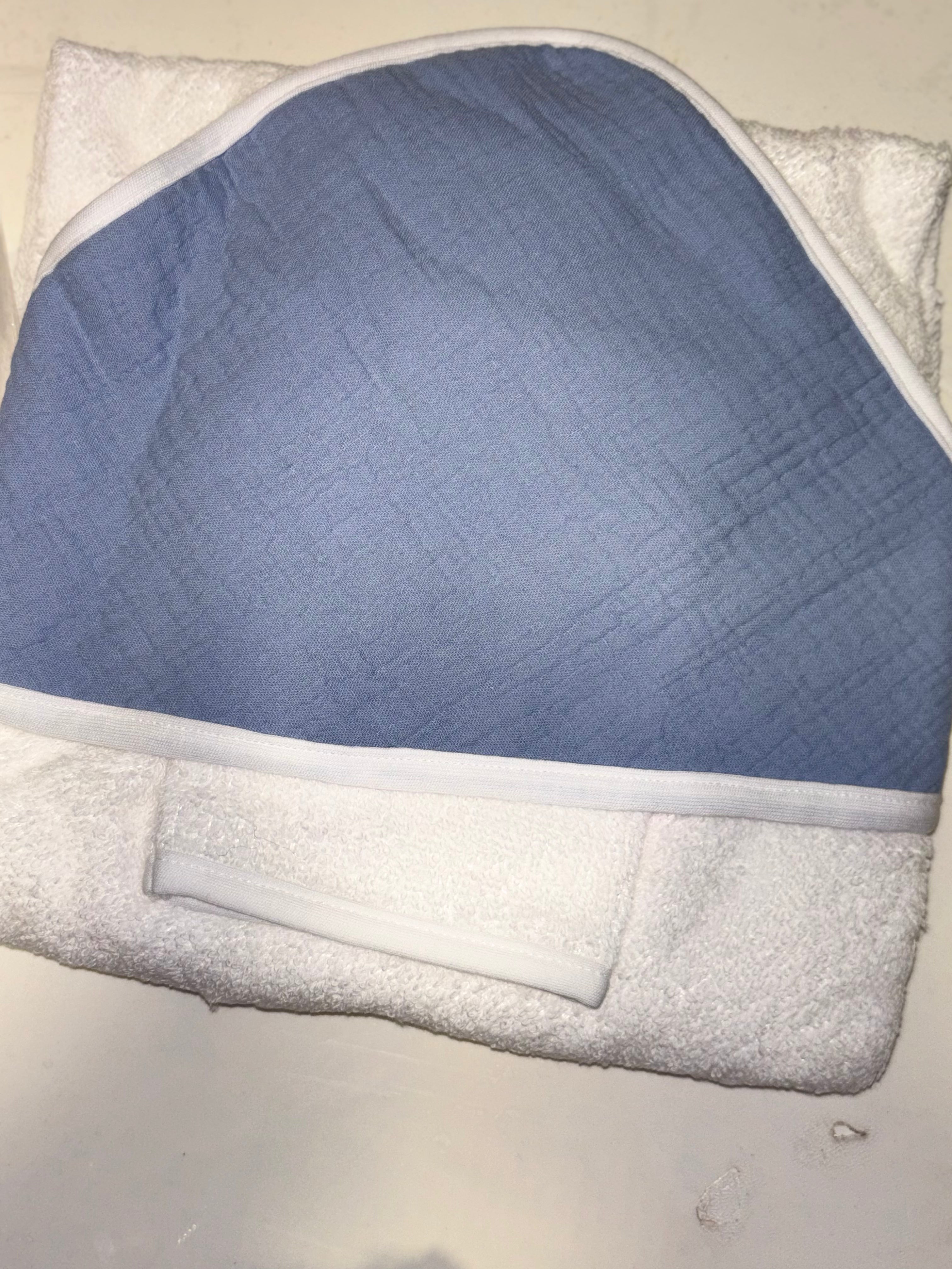 Cape de bain gaz de coton