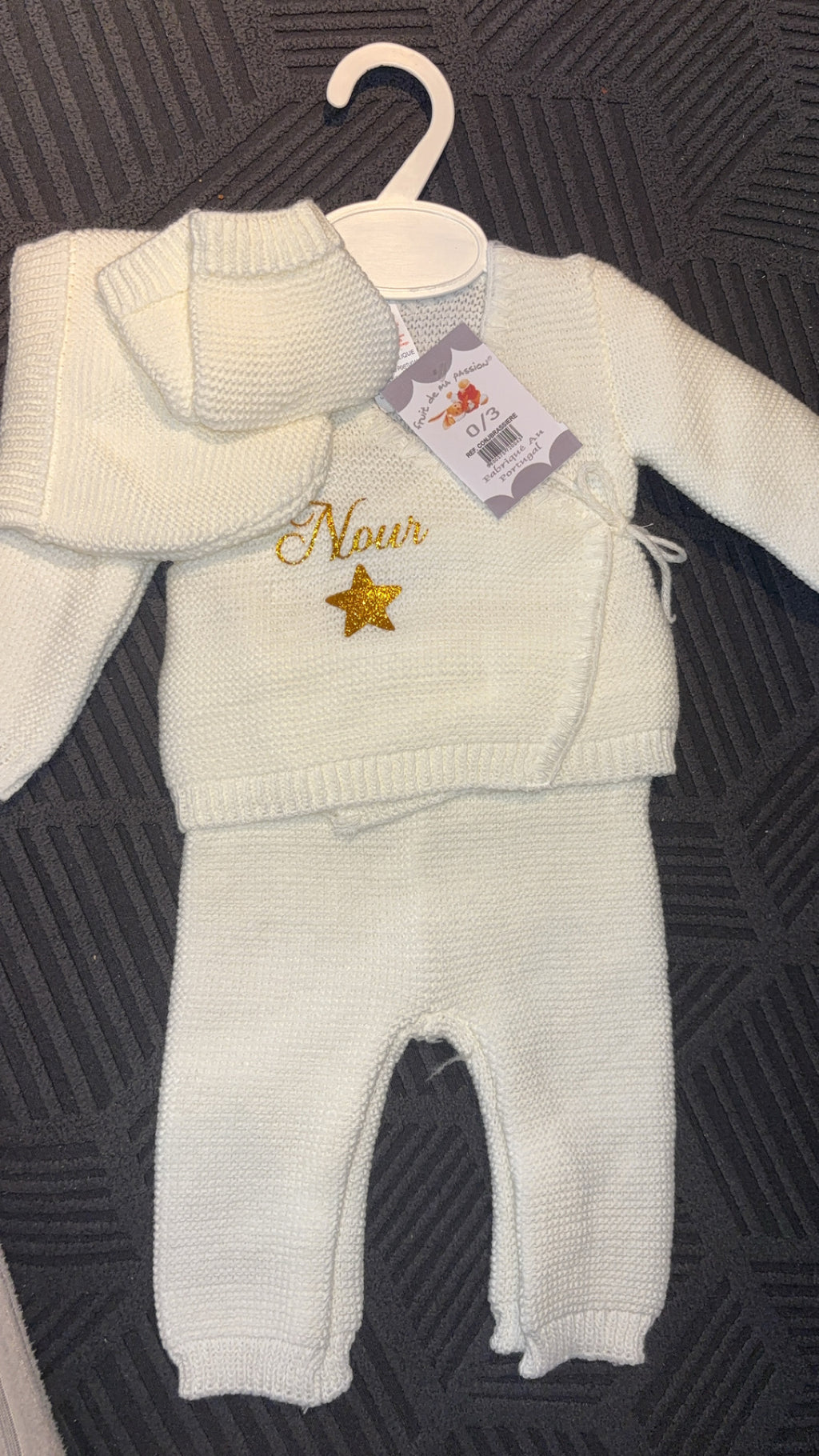 Ensemble bebe acrylique