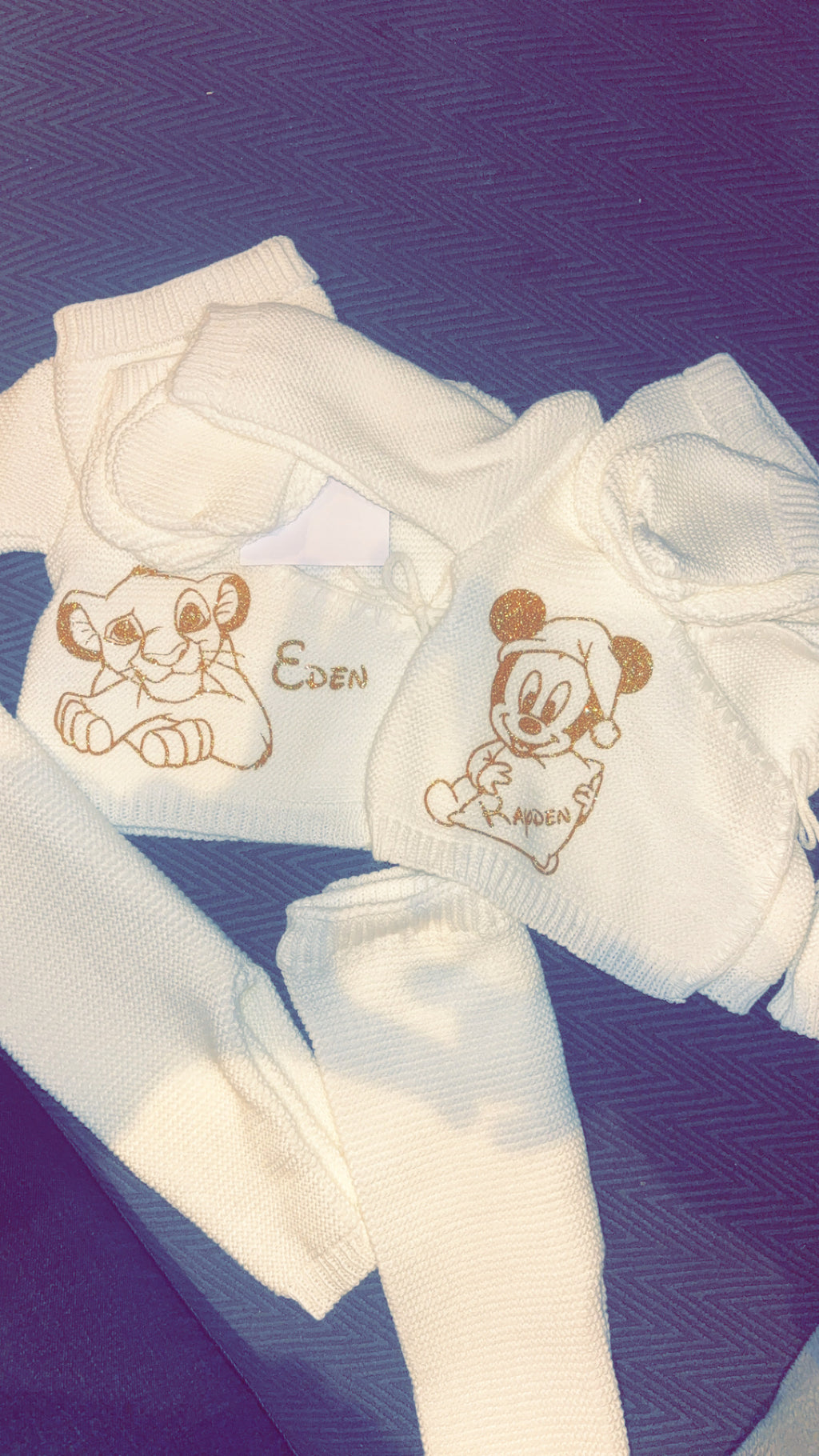 Ensemble bebe acrylique